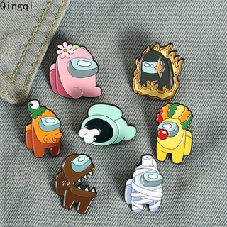 Funny Kids Brooch Cartoon Among Character Enamel Pins Creative Brooch Lapel Badge Cartoon Alloy Brooches Gift