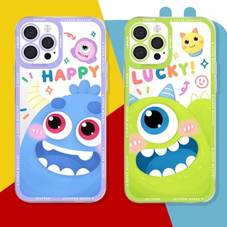 เคสมือถือ เคสไอโฟน เคสโทรศัพท์มือถือ ซิลิโคนนิ่ม ใส ลายการ์ตูนน่ารัก พร้อมสายคล้องข้อมือ หลากสี สําหรับ Iphone 13 12 11 XR Pro Max