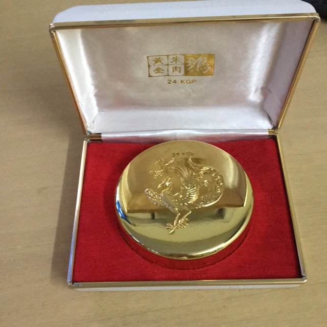 ตลับทอง 24KGP ลายนกฟินิกซ์