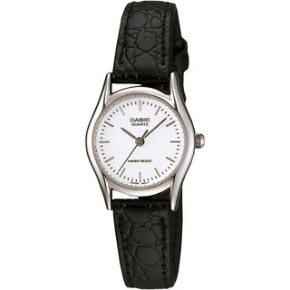 Casio นาฬิกาข้อมือ สายหนัง รุ่น LTP-1094E-7ARDF-Black