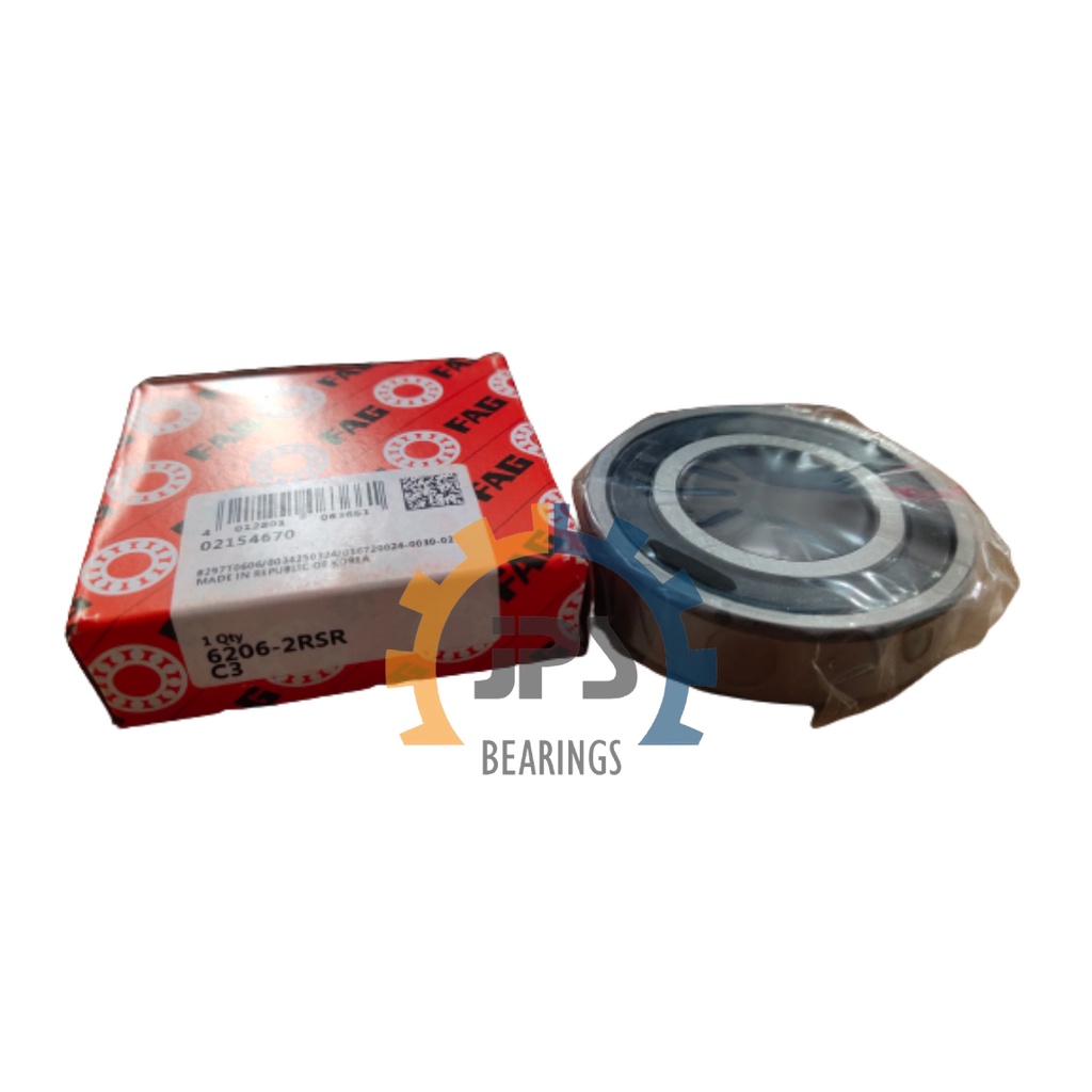 แบริ่งทะเลสาบ 6206 2RS C3 FAG
