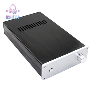 Amplifier Housing,LM3886 All Aluminum Amplifier Chassis DIY Audio Amplifier Housing with Power Outlet