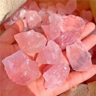 1 Pc Natural Rose Quartz raw stone for love healing and heart chakra crystal beautiful quality of rough Madagascar