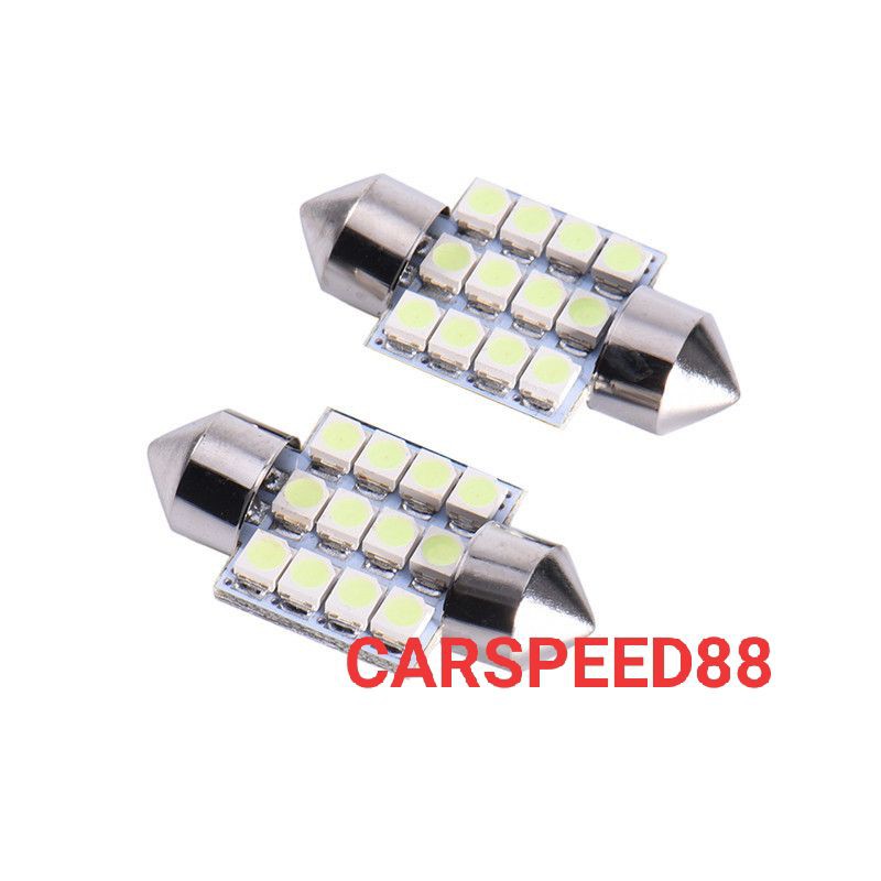 ไฟ LED รถยนต์ 31MM/36MM (สีขาว) 1 ชิ้น