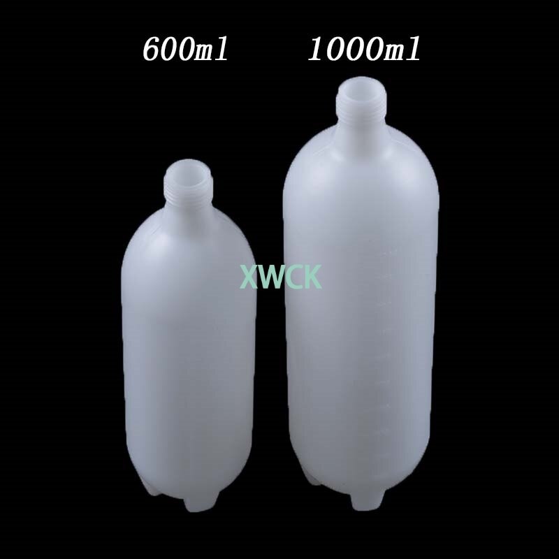 1เซ็ตสีขาวทันตกรรมขวดเก็บน้ําสีขาว600มิลลิลิตร/1000มิลลิลิตรทันตกรรมเก้าอี้อุปกรณ์เสริมอุปกรณ์ทันตกรรมขวดสีขาวที่มีหนึ่งฝา