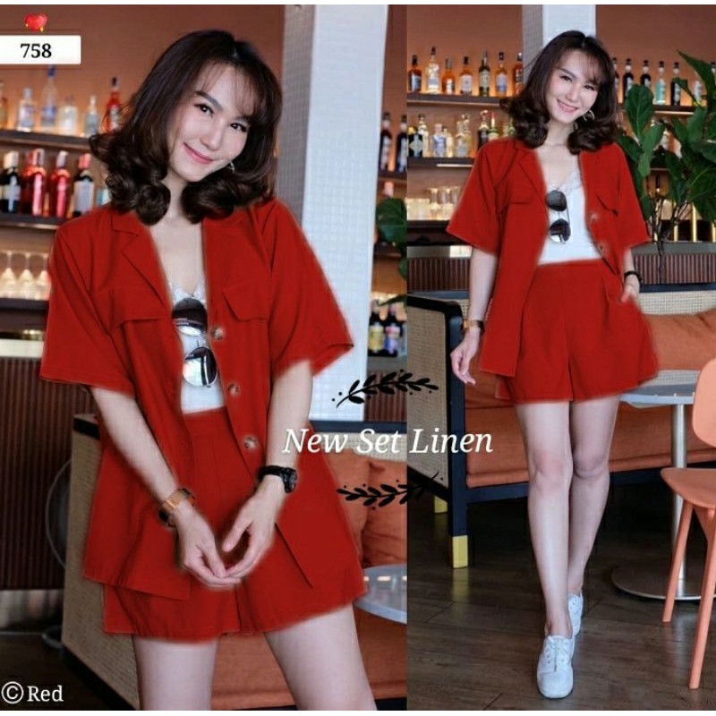 ชุดลินินใหม่758*****