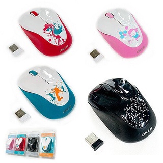 เมาส์ไร้สาย Mouse OKER V10 Wireless