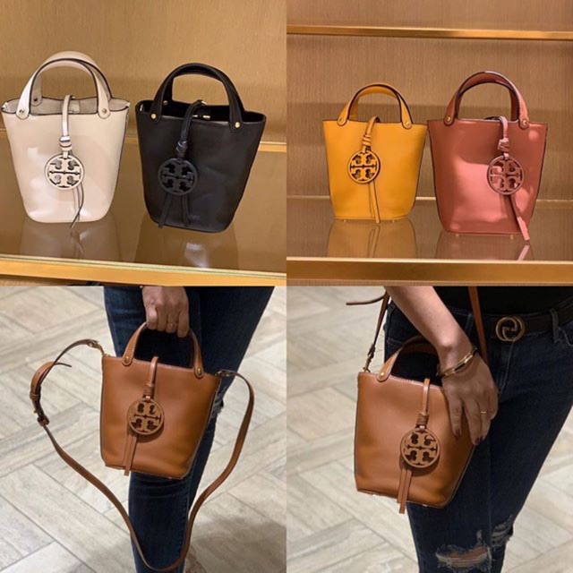 tory burch miller mini bucket bag