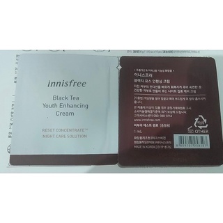 Innisfree Black tea youth enhancing cream 1ml