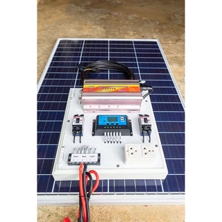 ชุดนอนนา 3000W suoer พร้อมแผง 100 วัตต์ (ไม่รวมแบต) ชุดคอนโทรล ชาร์จเจอร์ โซล่าเซลล์ พลังงานแสงอาทิตย์ 12Vและ 12Vto 220V