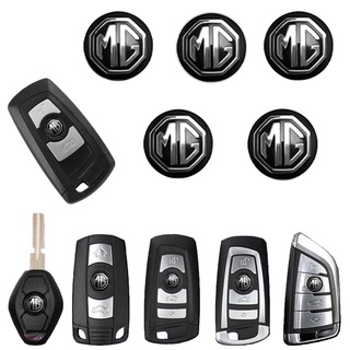 5 ชิ้นสติกเกอร์กุญแจรถ 14 มม. รีโมท Key Fob Badge สติกเกอร์โลโก้สำหรับ mg mg zs mg3 mg gs mg5