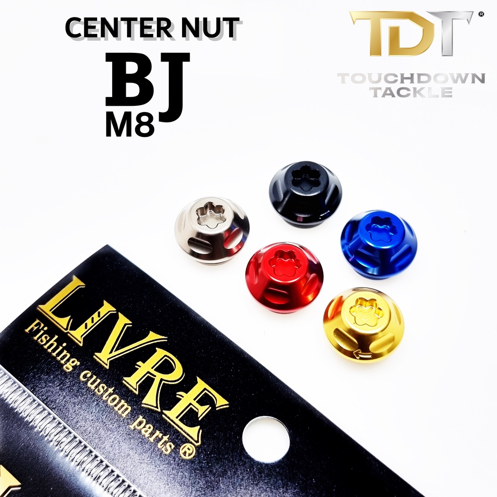 LIVRE CENTER NUT BJ (8mm)   *** น๊อตยึดแขน 8มม สำหรับแขน BJ MADE IN JAPAN 100% ***