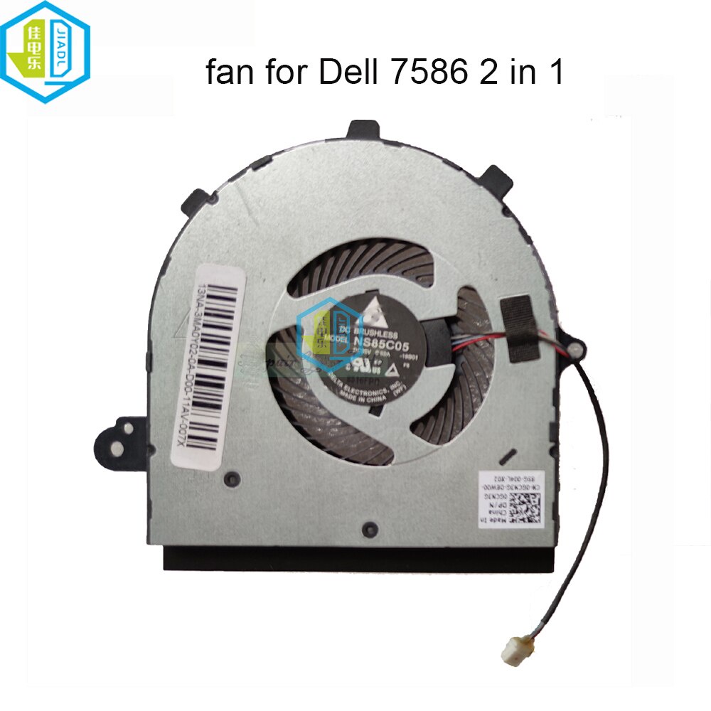 แล็ปท็อปใหม่ CPU พัดลมระบายความร้อน 0GCN3G สําหรับ Dell Inspiron 7586 7786 2 in 1 CN-060MGH NS85C05 
