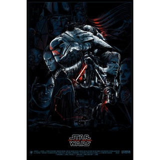 โปสเตอร์ หนัง Star Wars สตาร์ วอร์ส Poster รูปภาพ ภาพติดผนัง โปสเตอร์ภาพพิมพ์ ตกแต่งบ้าน Minimal มินิมอล Movie Poster