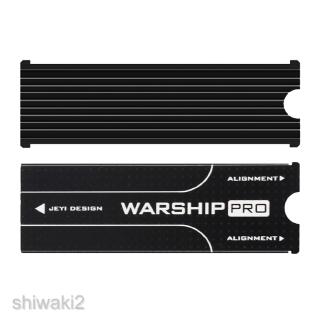 [SHIWAKI2] Aluminum Black Heatsink For PCIe NVMe M.2 2280 SSD w Thermal Pad Screws