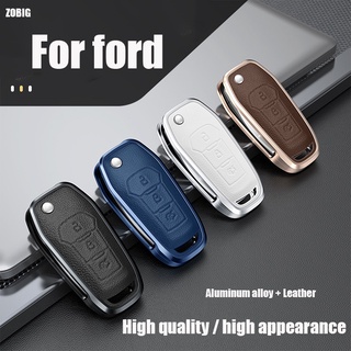 Zobig เคสรีโมทกุญแจ 2 3 ปุ่มสําหรับ Ford F150 F250 Focus 3 Escort Kuga Everest Fiestang Edge Mkv ฟิวชั่น