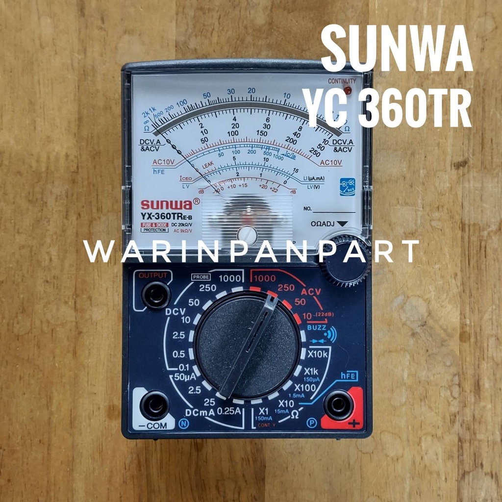 มัลติมิเตอร์ แบบอนาล็อก Sunwa meter YX-360TR