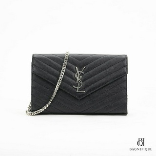 NEW YSL WOC 9 BLACK CHEVRON SHW