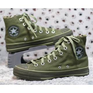 CONVERSE รุ่น ALL STAR CHAMP HI GREEN CHESS รองเท้าผ้าใบ หุ้มข้อ แฟชั่น สีเขียว ของใหม่ มือ1 ของแท้100% มีของ พร้อมส่ง