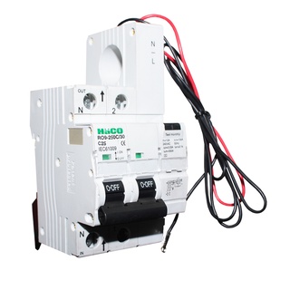 HACO เมนเบรกเกอร์ ป้องกันไฟรั่ว/ดูด RCBO Circuit breaker Type C 50A รุ่น RO9-250C/30