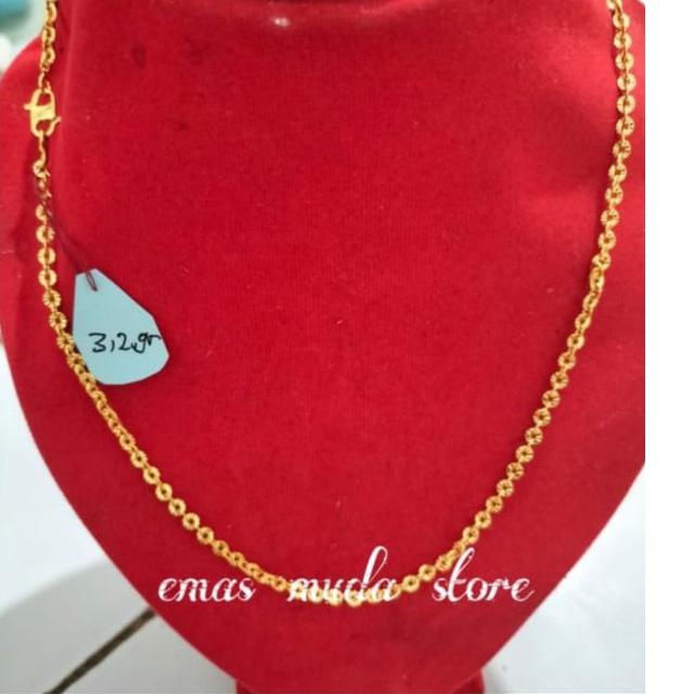 YG Wow. สร้อยคอ Nori สีทองอ่อน ยาว 45 สีทองอ่อน 3.2 เกรด grm 700 ซึ่งสามารถเปลี่ยนได้ไม่มีตัวอักษรจา