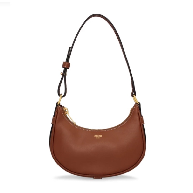 ASCE｜Celine Mini Ava Original Leather สีน้ำตาล (คาราเมล) Underarm Bag กระเป๋าสะพาย