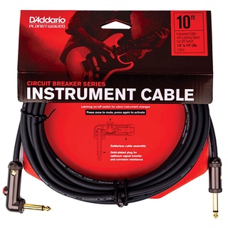 Planet Waves สายแจ็คกีต้าร์ 3.05 เมตร Instrument Cable 3.05 M รุ่น PW-AGLRA-10