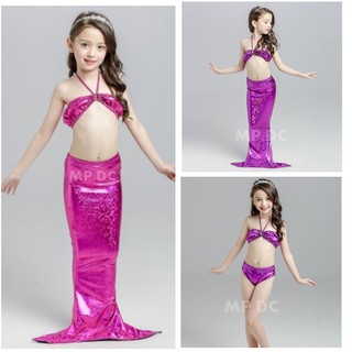 (ส่งฟรี/พร้อมส่ง)Mermaid Swim ชุดนางเงือก ( เซ็ท 3 ชิ้น )