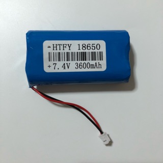 ถ่านชาร์จ18650 /2ก้อน7.4V 3600mah มีวงจรป้องกันการชาร์จในตัว