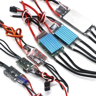 เครื่องบินบังคับวิทยุ 2-3S ESC 6A 8A 10A 12A 15A 20A 30A 40A ESC พร้อม 5V UBEC สําหรับมัลติคอปเตอร์บังคับ