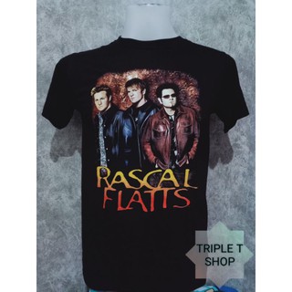 เสื้อยืดคอกลม สกรีนลาย RASCAL FLATTS (รหัส 73)