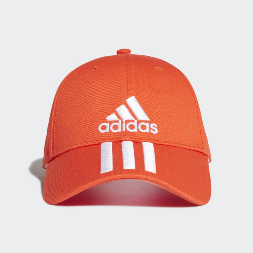 Adidas  อาดิดาส หมวกเทรนนิ่ง สำหรับผู้ชาย TR M Cap 6Panel 3Stripes Cotto รุ่น DZ9320 OR (550)