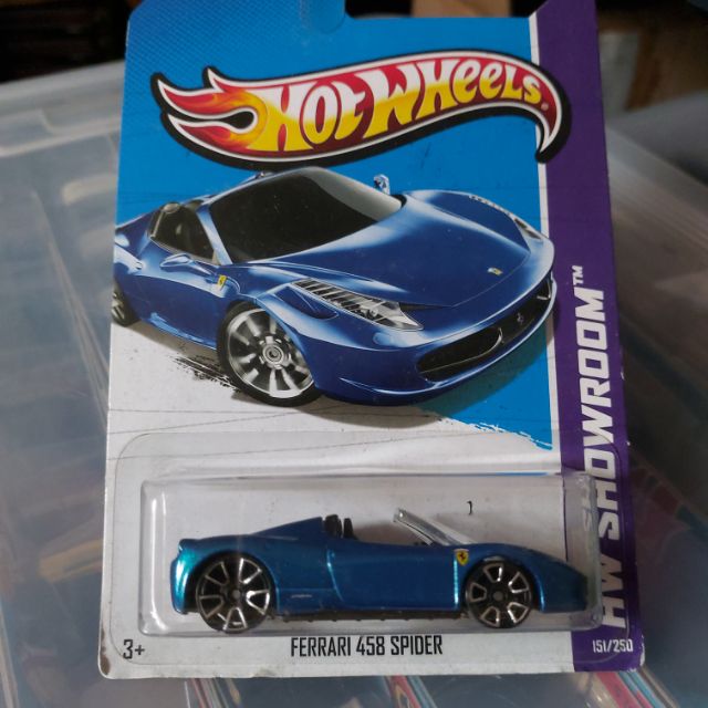 รถเหล็ก Hot wheels FERRARI 458 SPIDER (Ib6001)
