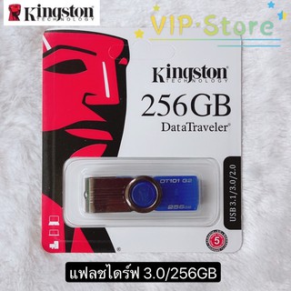 [โค้ด FEBINC30 ลด 30%] แฟลชไดร์ฟ 256GB  Kingston Portable Metal DT101 G2 USB Flash Drive2.0-3.0#256GB