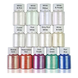 Boom✿13 Colors Aurora Resin Powder Mica Pearlescent Pigments Colorant Jewelry Making