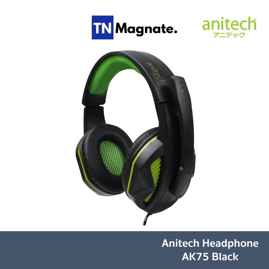 [หูฟัง] Anitech หูฟังเกมส์มิ่ง + พร้อมไมค์ รุ่น AK75 - ประกันศูนย์ 2 ปี