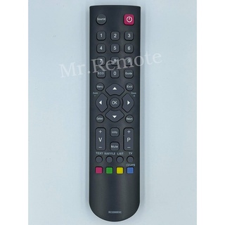 รีโมททีวี TCL รุ่น RC2000E02  มีปุ่ม Info / ปุ่ม Mute