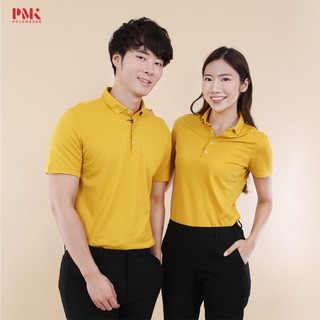 เสื้อโปโล Prima Elite  สีเหลืองมัสตาร์ด PE004 - PMK Polomaker