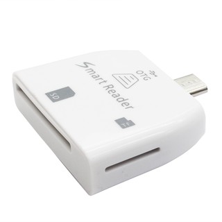 USB Smart Card Reader adapter for OTG Smartphone