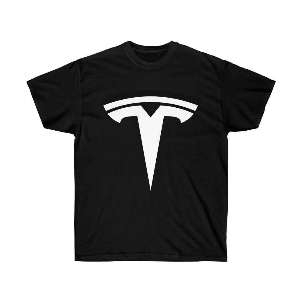 Tesla เสื้อยืดผ้าฝ้าย พิมพ์ลาย Elon Musk Tesla Car ไซส์ S-3XL สําหรับผู้ชาย และผู้หญิง