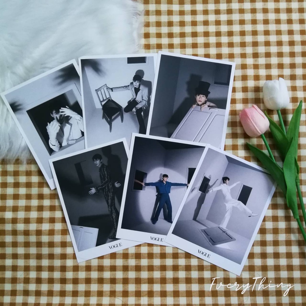 [พร้อมส่ง] แท้✔️ของสะสมกงจวิ้น GongJun โปสการ์ดนิตยสาร Vogue (ซื้อการ์ดครบเซ็ตแถมเล่ม)