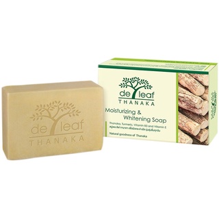 สบู่ ทานาคา เดอลีฟ DE LEAF TANAKA MOISTURIZING &amp; WHITENING SOAP ขนาด 100กรัม