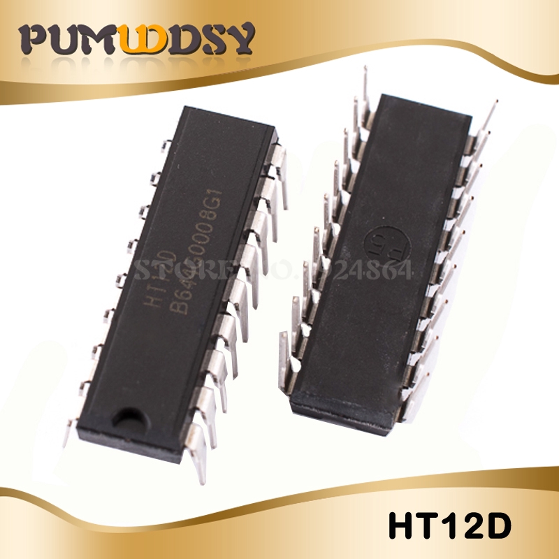 5PAIR 5PCS HT12D and 5PCS HT12E DIP20 . HT-12D+HT-12E new original