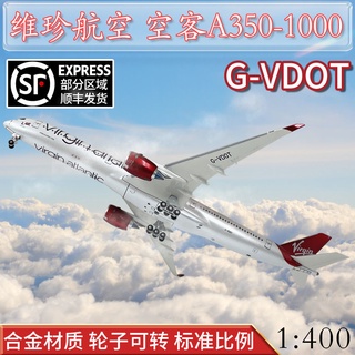 1: โมเดลเครื่องบินจําลอง 400 virgin Airbus a350-1000 g-vdot