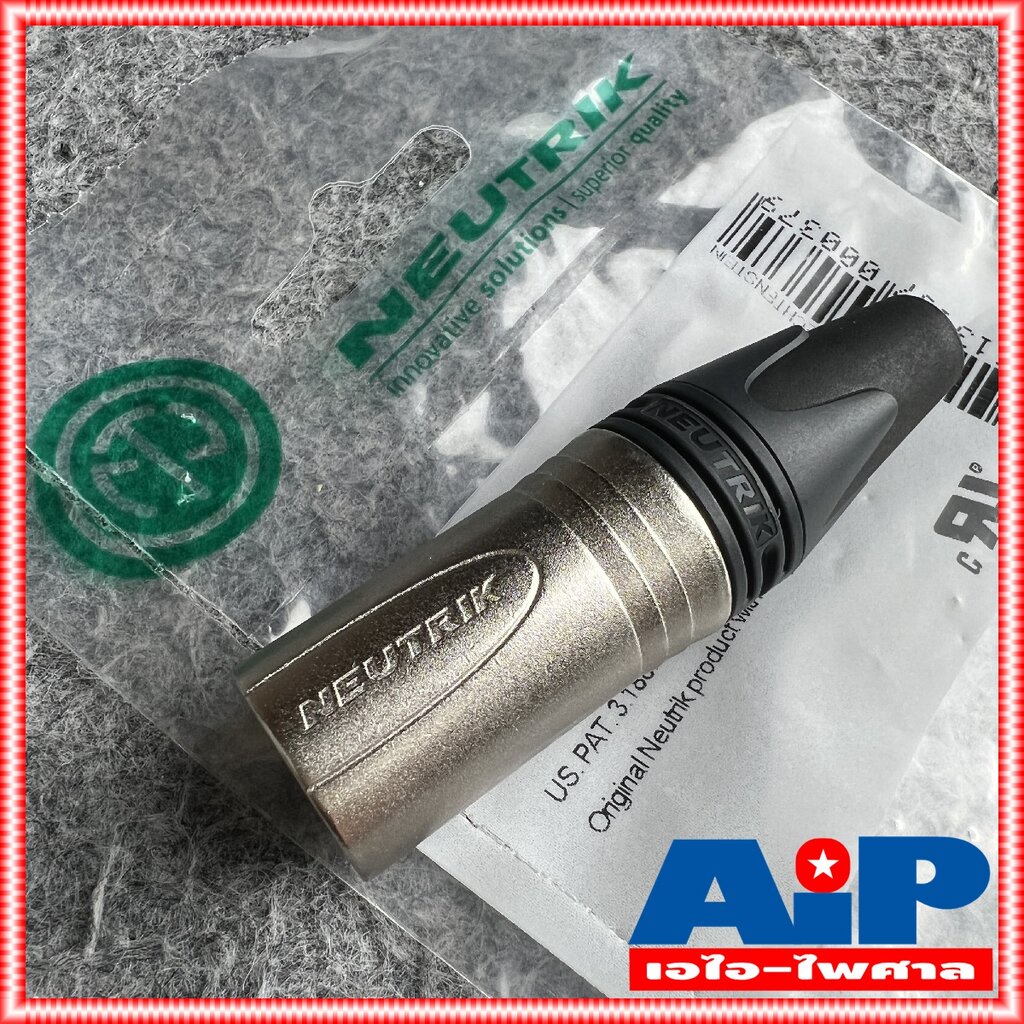 ตัวสีเงิน แพ็ค8ตัว NEUTRIK ของแท้ NC-3MXX CANNON XLR ตัวผู้ NC3MXX แคนนอนตัวผู้ สำหรับเข้าหัว สายสัญญาณ NC 3 MXX เอไอ...
