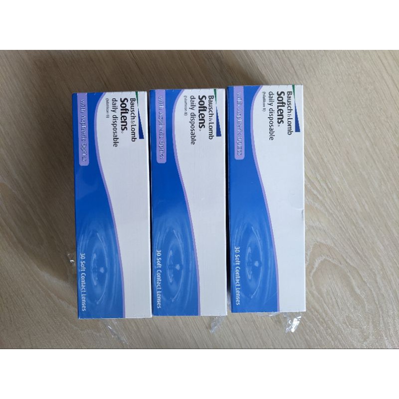 ส่งต่อ คอนแทคเลนส์ รายวัน Baush & Lomb  สายตาสั้น -4.00  สายตาเปลี่ยนเลยต้องขอส่งต่อค่ะ EXP 2026/12 