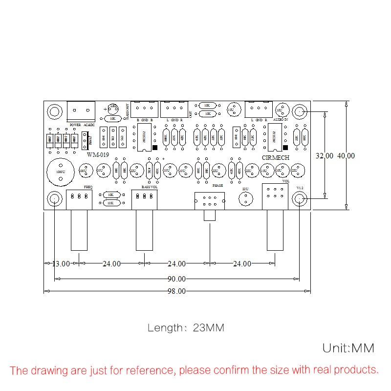2.1 Channel Subwoofer Preamp Board Low Pass Filter Pre-Amp Ne5532 ราคา ถูกที่สุด ดีลบีเคเค แกลเลอรีภาพที่ 7
