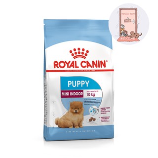 Royal canin Mini indoor puppy ขนาด   1.5 kg /  3 Kg.