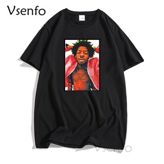 เสื้อยืดแขนสั้นลําลอง พิมพ์ลาย Brent Faiyaz Rapper Music สไตล์ฮาราจูกุ สําหรับผู้ชาย และผู้หญิง