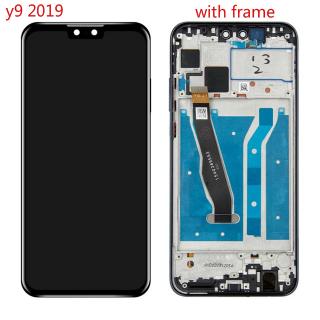 กรอบหน้าจอสัมผัส Lcd 6 . 5 นิ้ว Huawei Y9 2019 Jkm-Lx1 Jkm-Lx2 Jkm-Lx 3